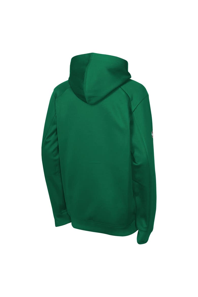 Youth Fanatics Kelly Green Dallas Stars Authentic Pro Rink Raglan Hoodie, Alternate, color, Kelly Green