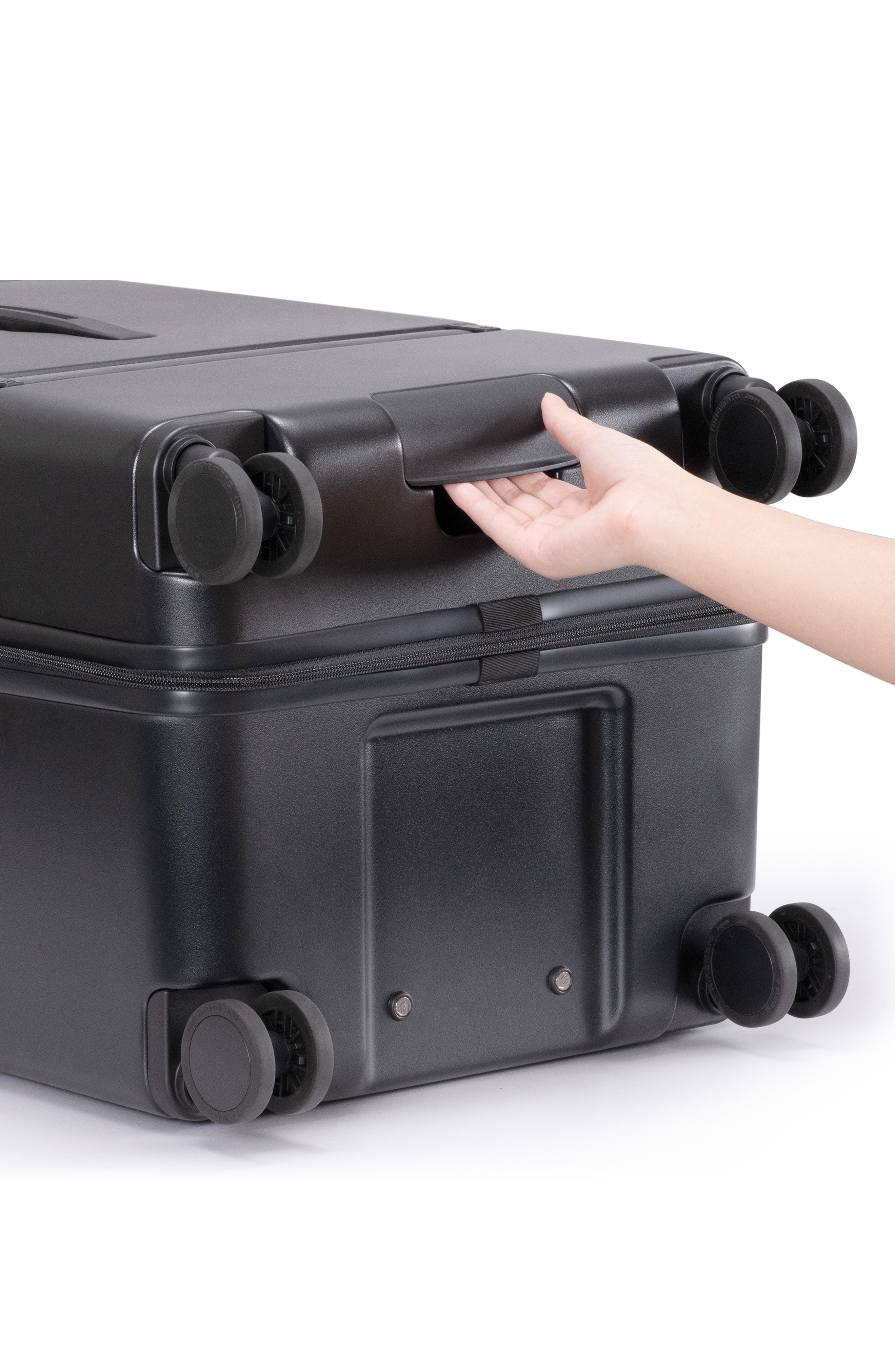 TRAVELERS CHOICE Retro Revive 30-Inch Hardshell Trunk, Alternate, color, Black