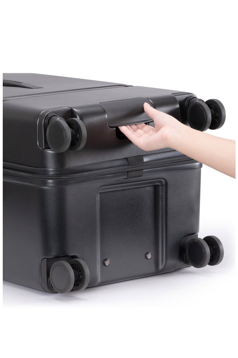 Retro Revive 30-Inch Hardshell Trunk, Alternate, color, BLACK