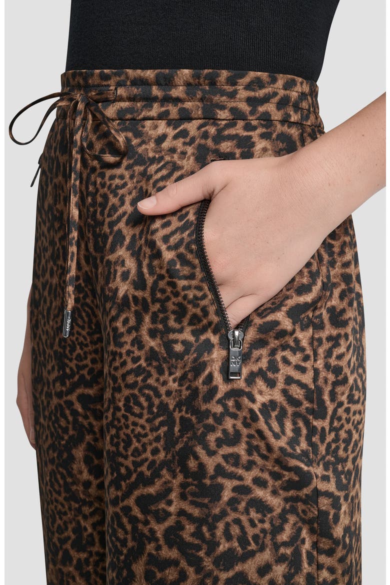Cheetah Print Wide Leg Pants, Alternate, color, COMPACT CHEETAH