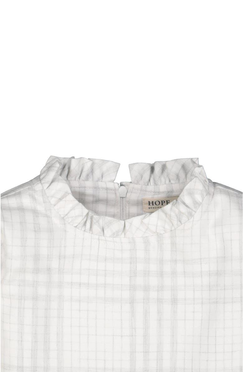 Hope & Henry Baby Girls' Ruffle Neck Empire Waist Dress, Infant, Alternate, color, 