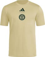 adidas Men's adidas  Beige Atlanta United FC 2026 Jersey Hook Pregame T-Shirt