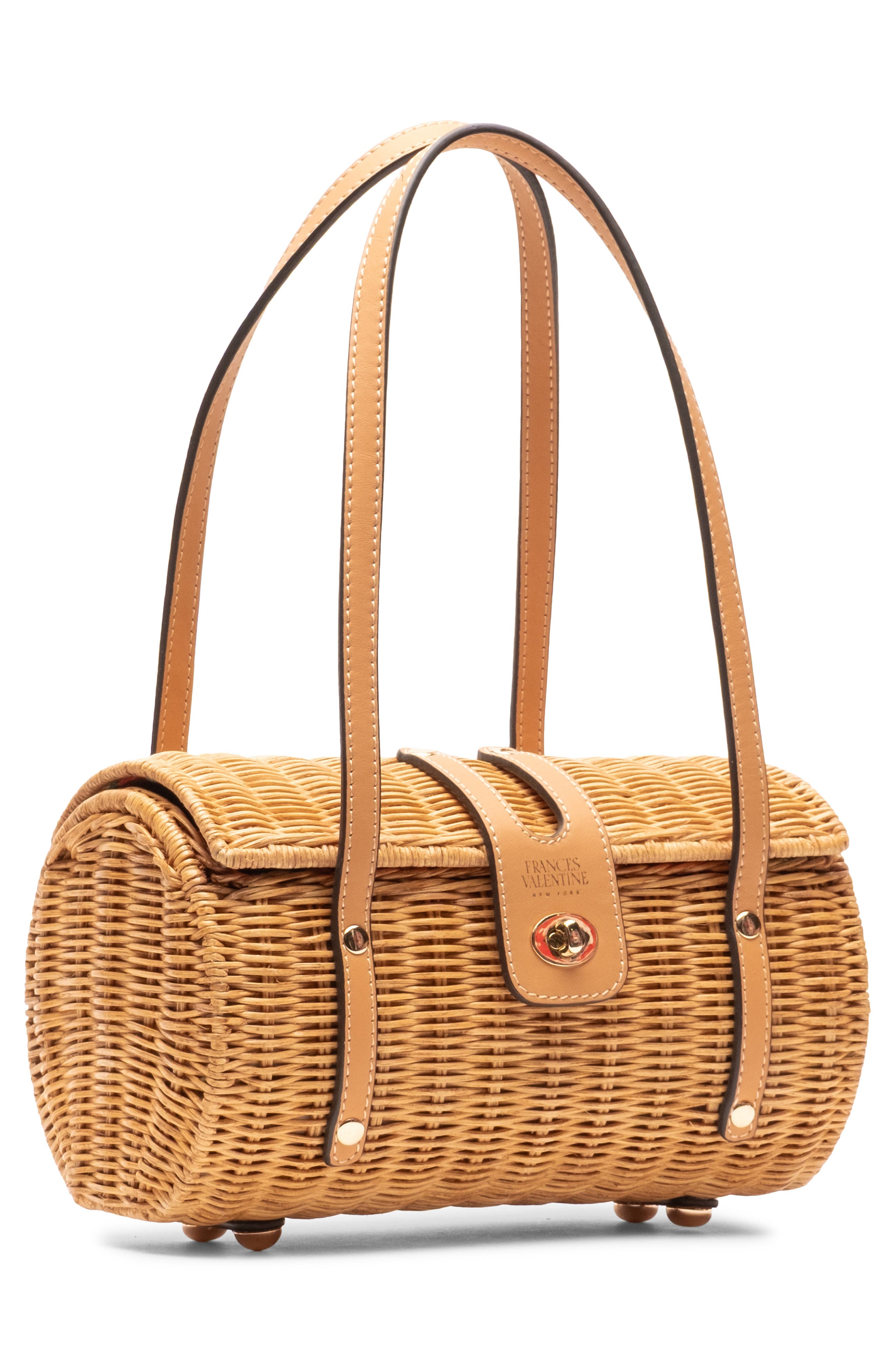 Dottie Wicker Basket Bag, Alternate, color, TOAST