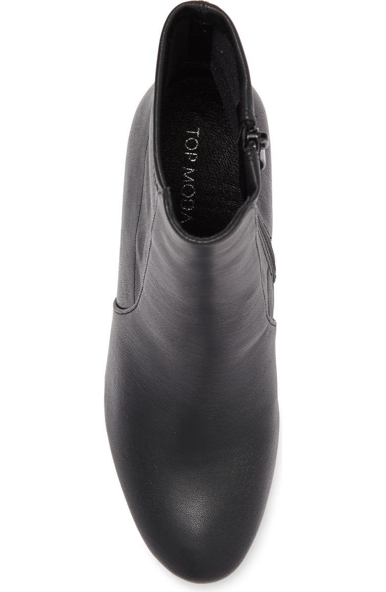 TOP MODA Snakeskin Embossed Ankle Boot, Alternate, color,