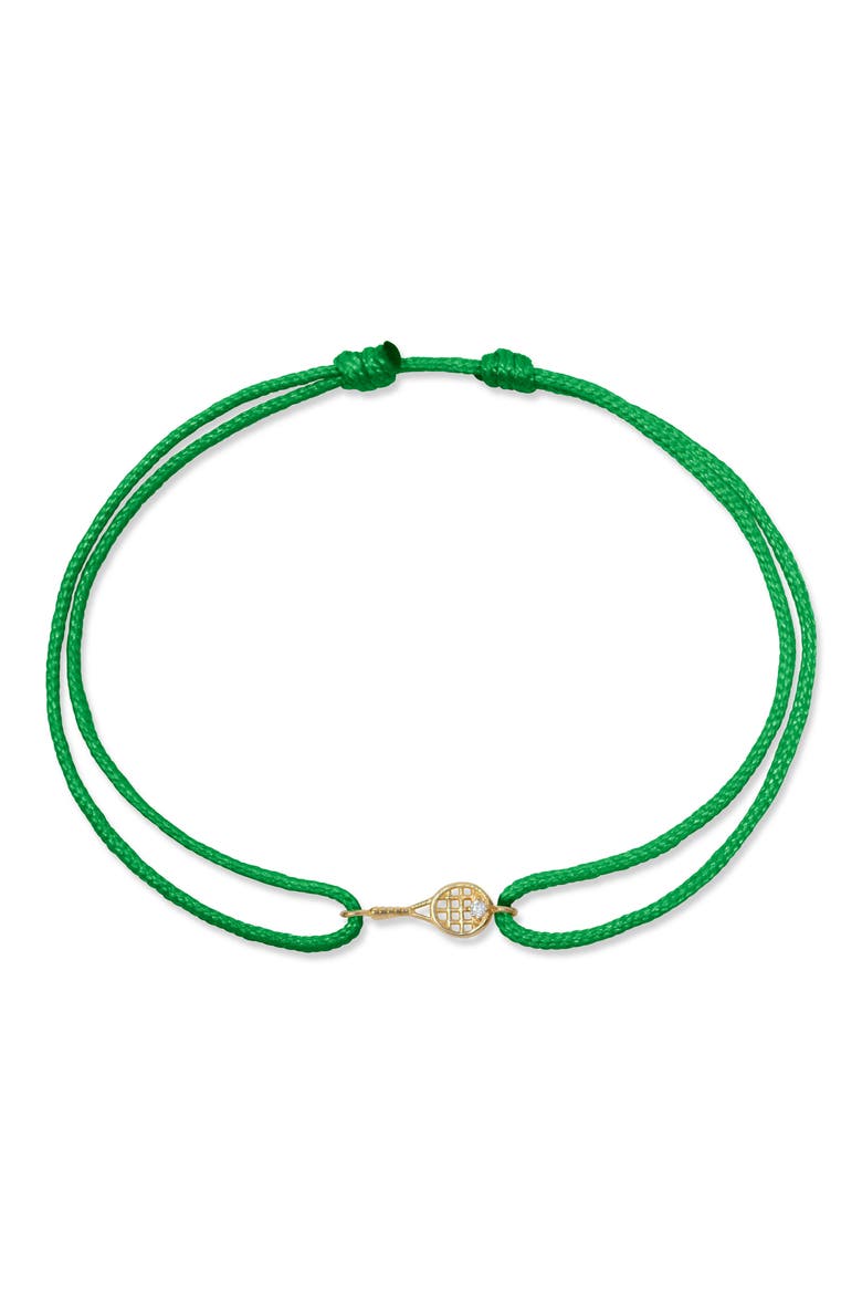LOVE LETTER PAVE HEART WITH SI, Main, color, GREEN