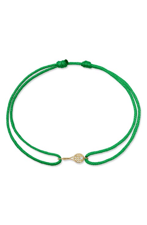 Love Letter Pavé Pendant Bracelet