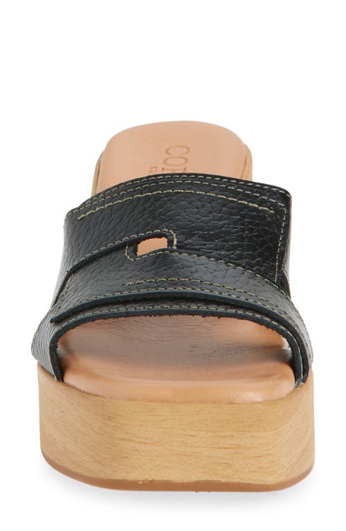 Cordani Marley Platform Slide Sandal In Black
