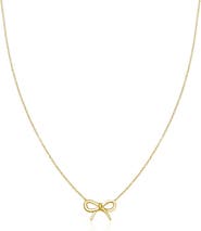 The Lovery Fine Jewelry Gold Bow Necklace