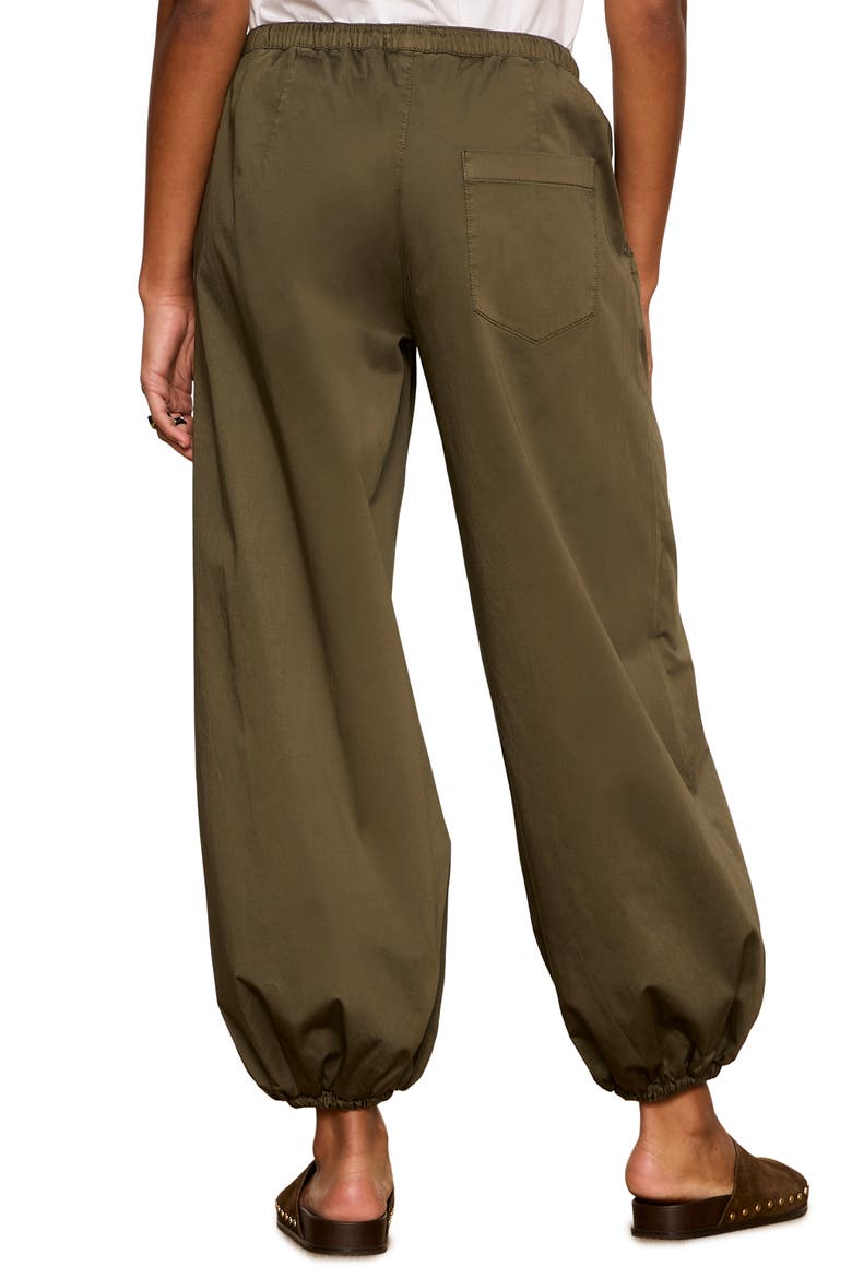 Float On Stretch Cotton Balloon Pants, Alternate, color, GREEN