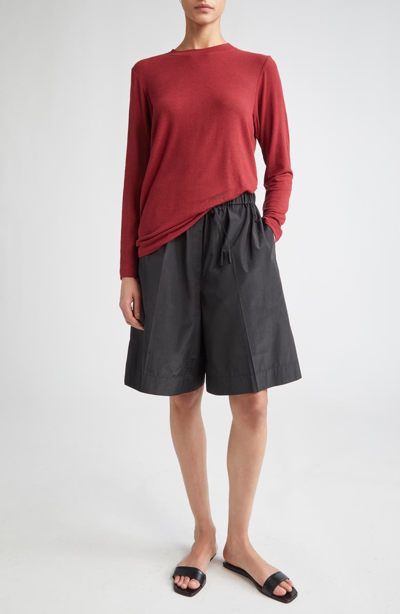 GIA STUDIOS Amir Long Sleeve Viscose Blend T-Shirt, Alternate, color,
