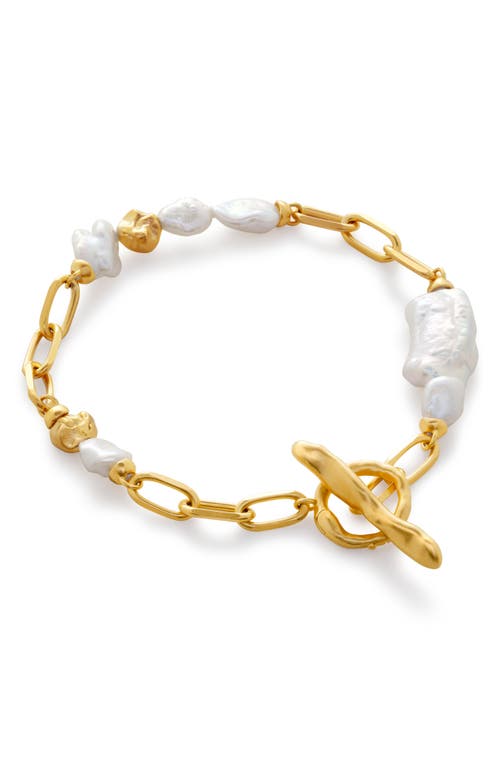 Monica Vinader X Amy Powney Keshi Pearl Bracelet In Multi
