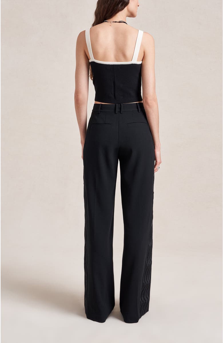 La Ligne Tommy Trouser, Alternate, color, Black