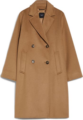 Weekend Max Mara Zum Double Breasted Virgin Wool Coat | Nordstrom