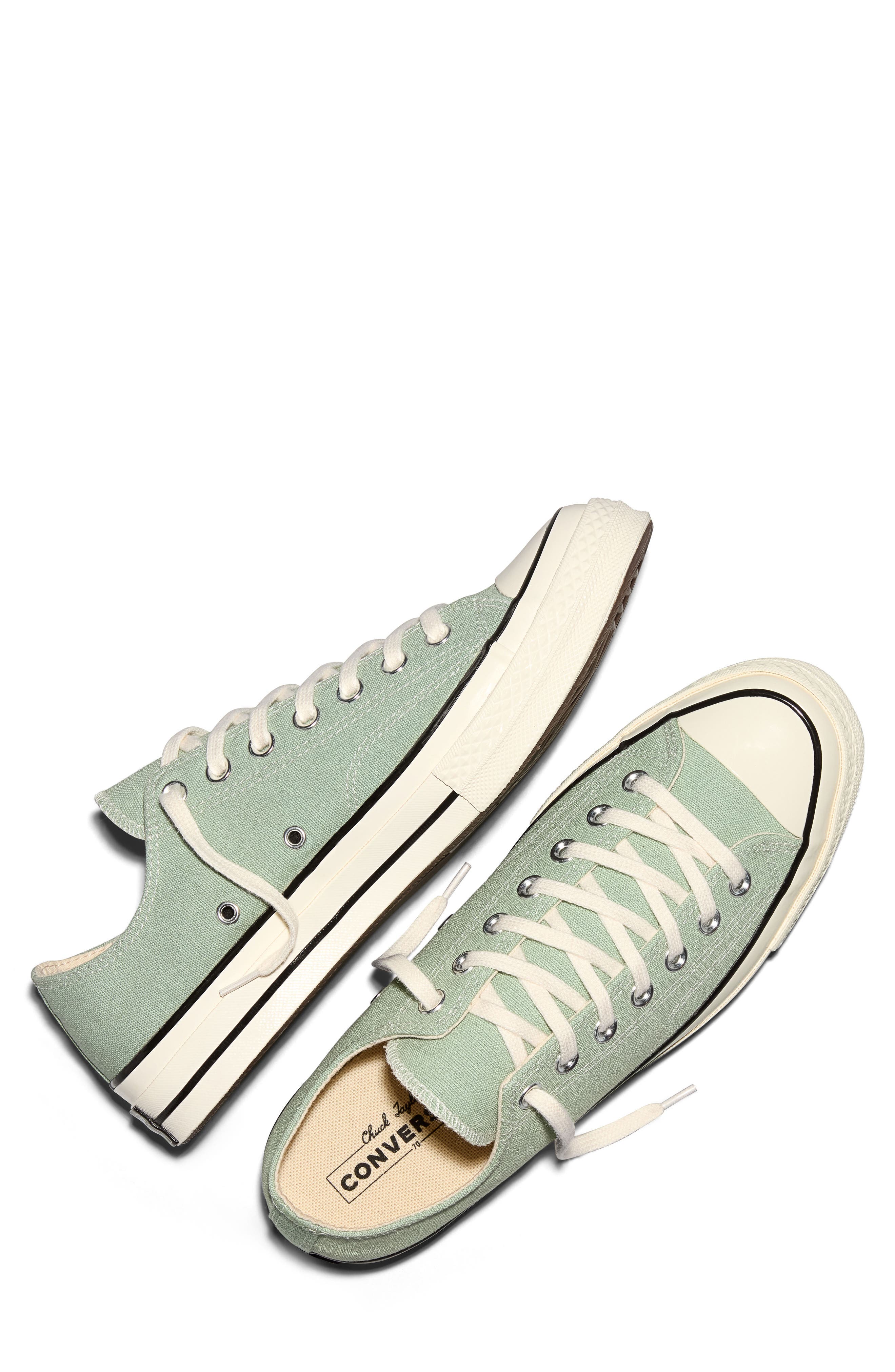 Converse Chuck 70 Low Top Sneaker, Alternate, color, Thyme Again/ Egret/ Black
