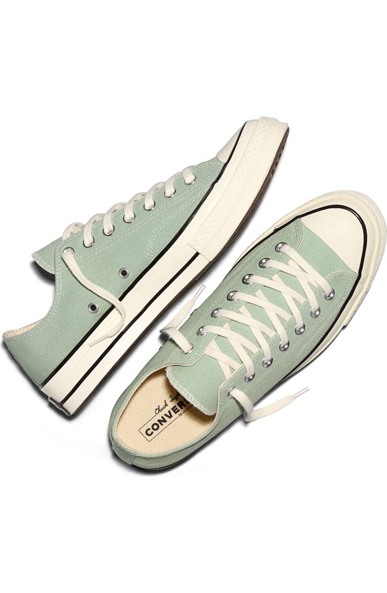 Converse Chuck 70 Low Top Sneaker, Alternate, color, Thyme Again/ Egret/ Black