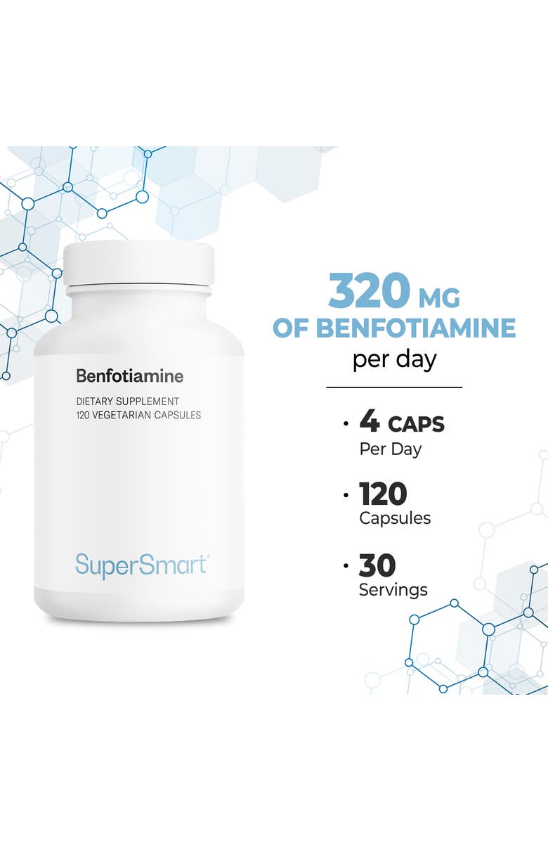 SuperSmart Benfotiamine 320mg per Day, Alternate, color, NO COLOR
