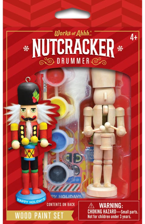 Nutcracker Drummer Ornament Paint Kit