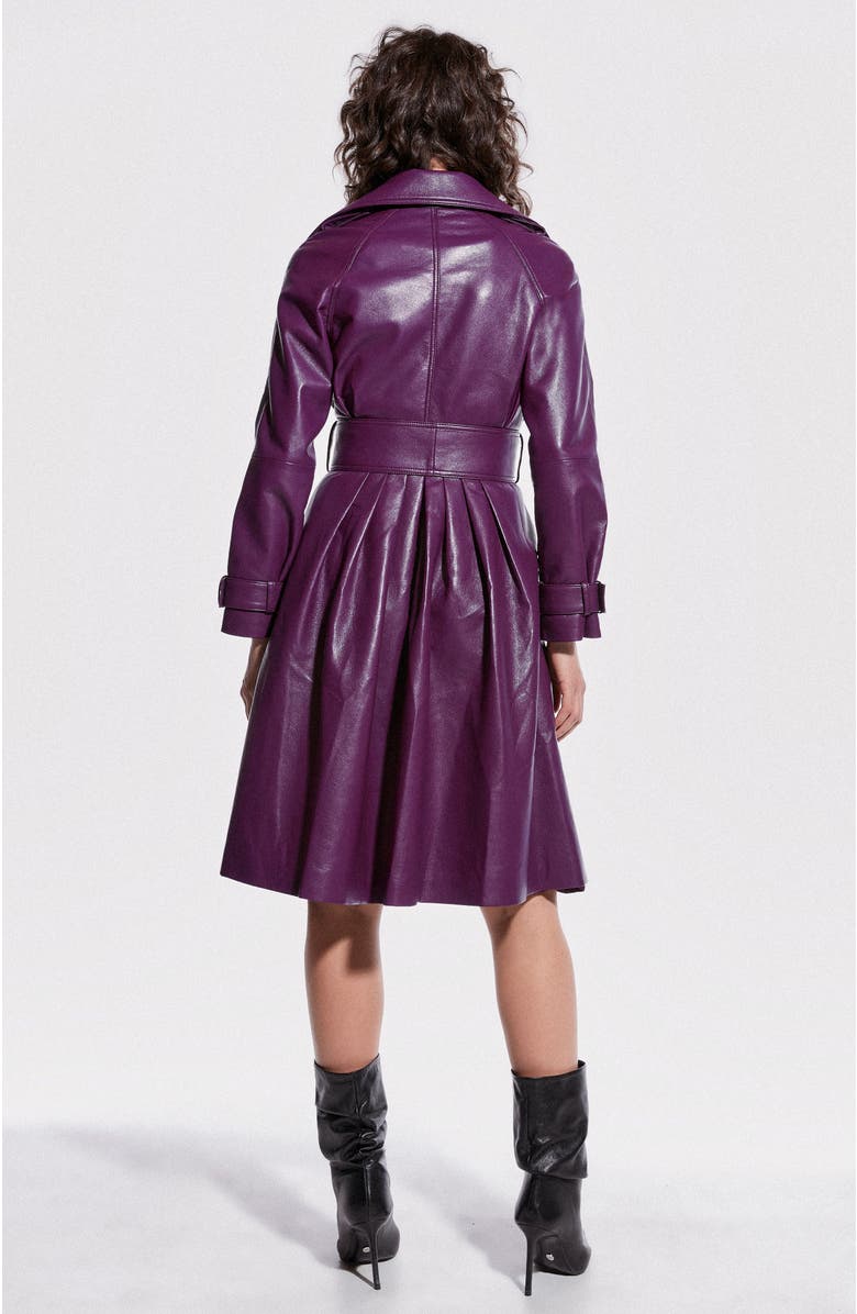 AS by DF Darcy Recycled Leather Trench, Alternate, color, 