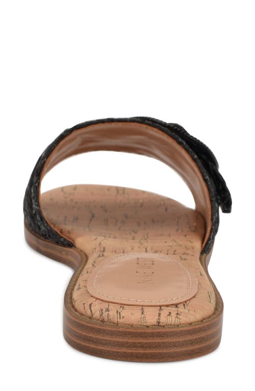Shop Nine West Pappy Slide Sandal In Black