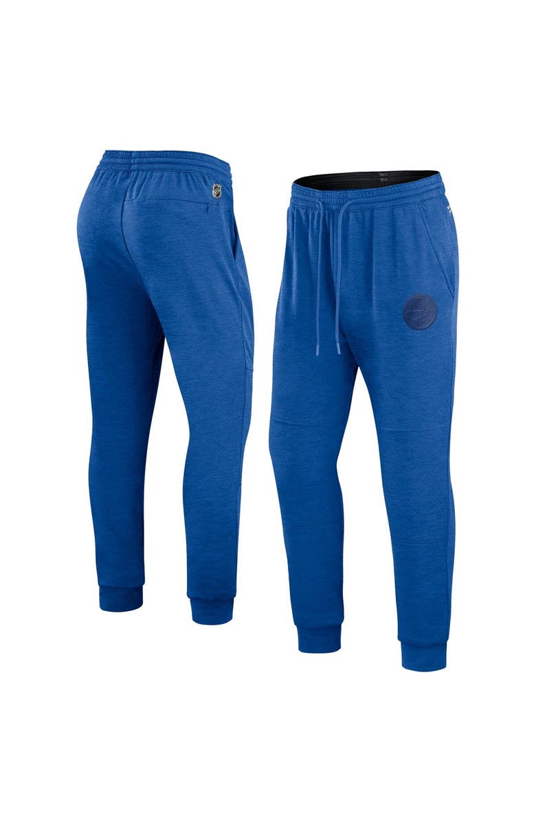FANATICS Men's Fanatics Branded Heather Royal New York Islanders Authentic Pro Road Jogger Sweatpants, Main, color, 
