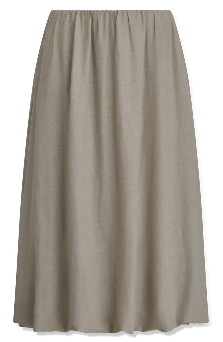 Donna Karan New York Linen Blend Bubble Skirt, Alternate, color, Tuscan Grey