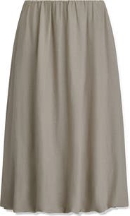 Donna Karan New York Linen Blend Bubble Skirt