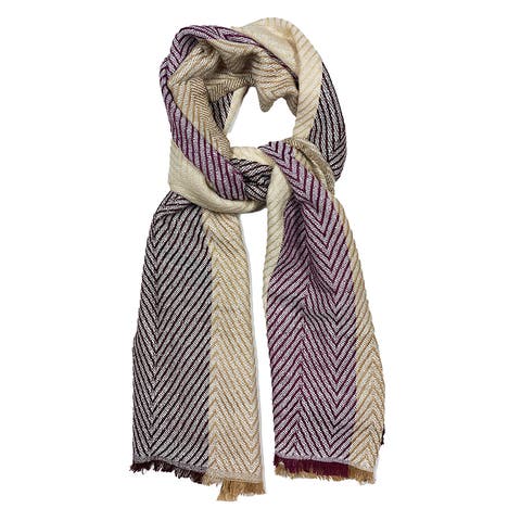 Artisan Woven Hayden 100% Recycled Acrylic Oversized Wrap Winter Scarf