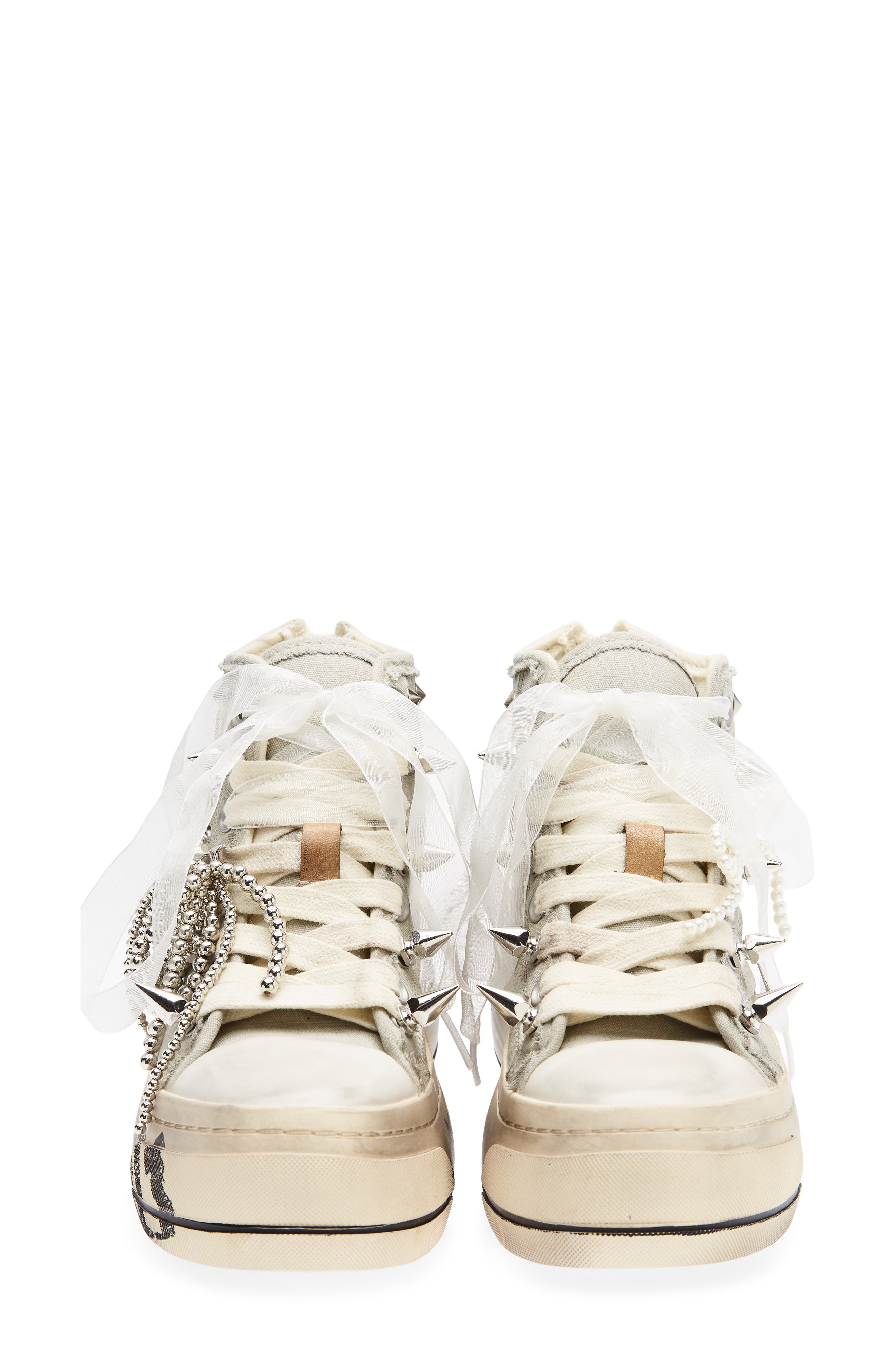 Kurt High Top Platform Sneaker, Alternate, color, OFF WHITE WITH CHARMS