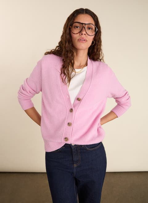 Celine V-neck Wool Blend cardigan