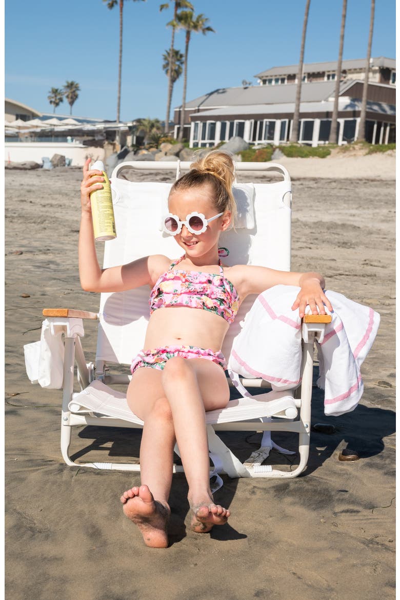 Kids' Ruffle Two-Piece Swimsuit, Alternate, color, DAHLIA