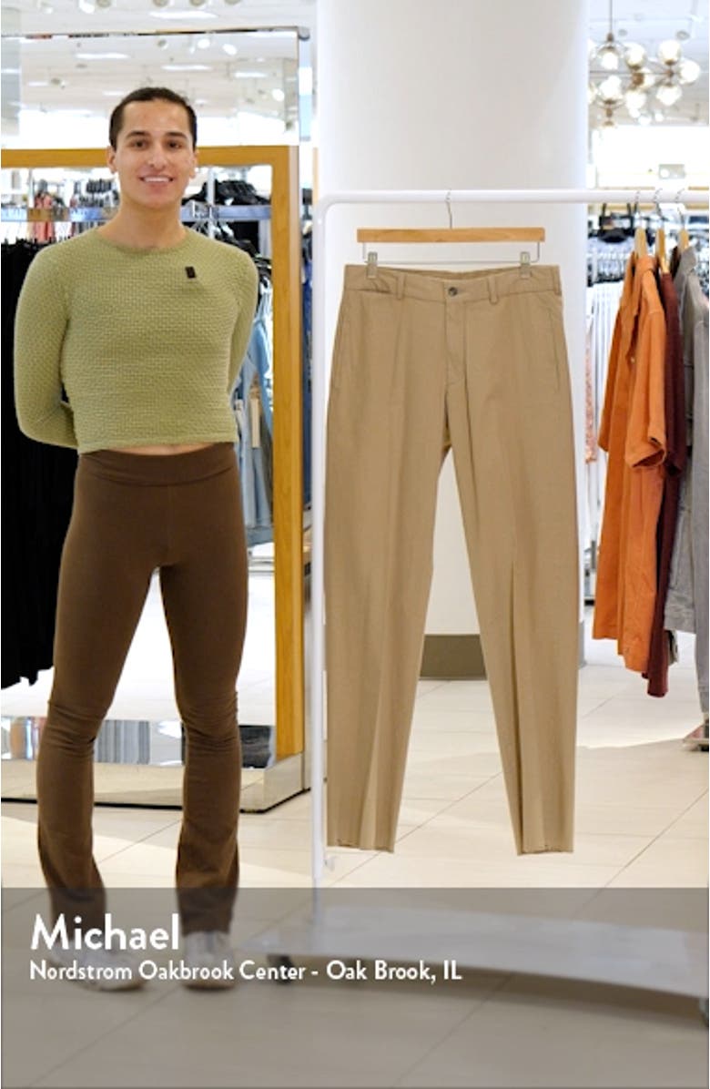Charleston Khakis Flat Front Chino Pants, sales video thumbnail