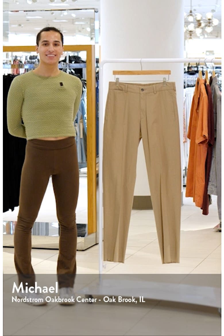 Charleston Khakis Flat Front Chino Pants video