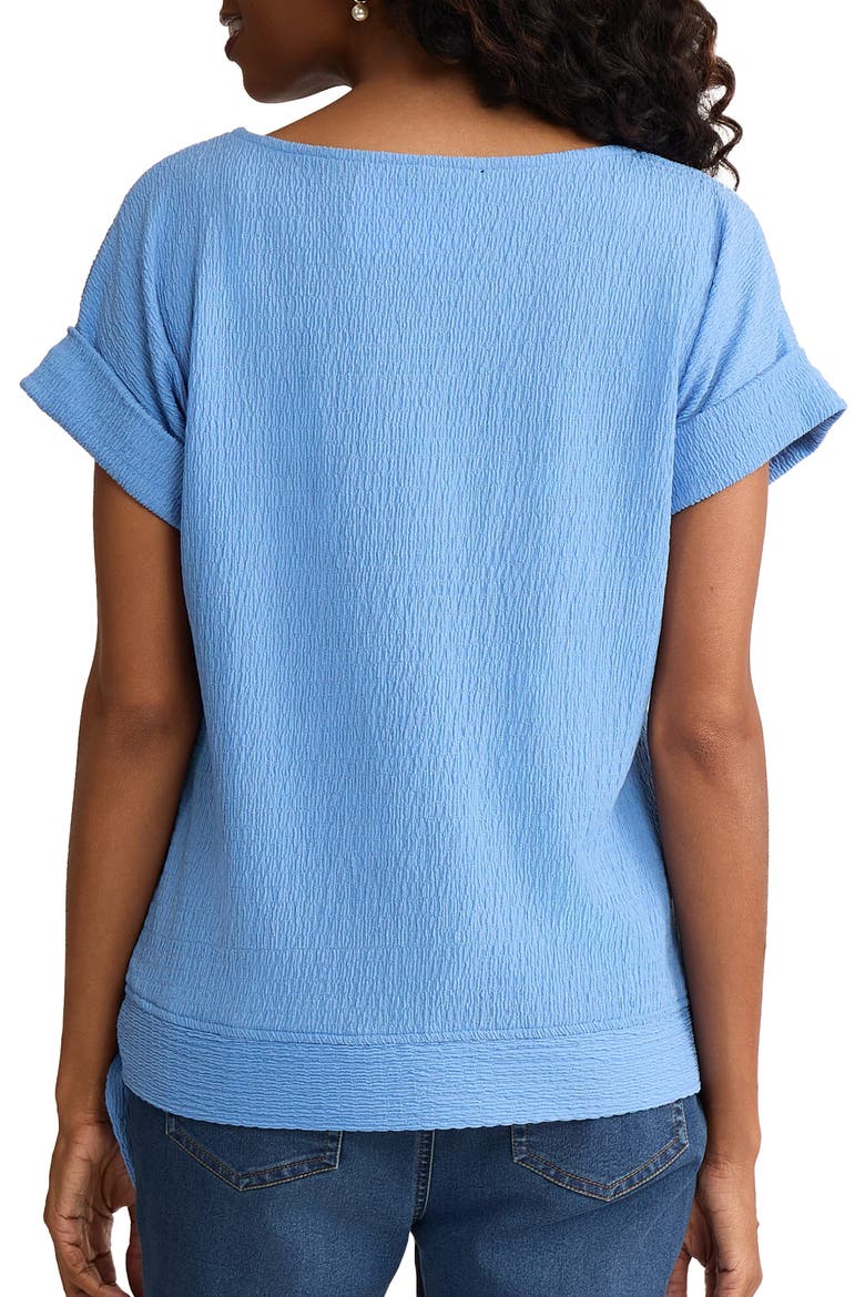 Texture Dolman Top, Alternate, color, BLUE HORIZON