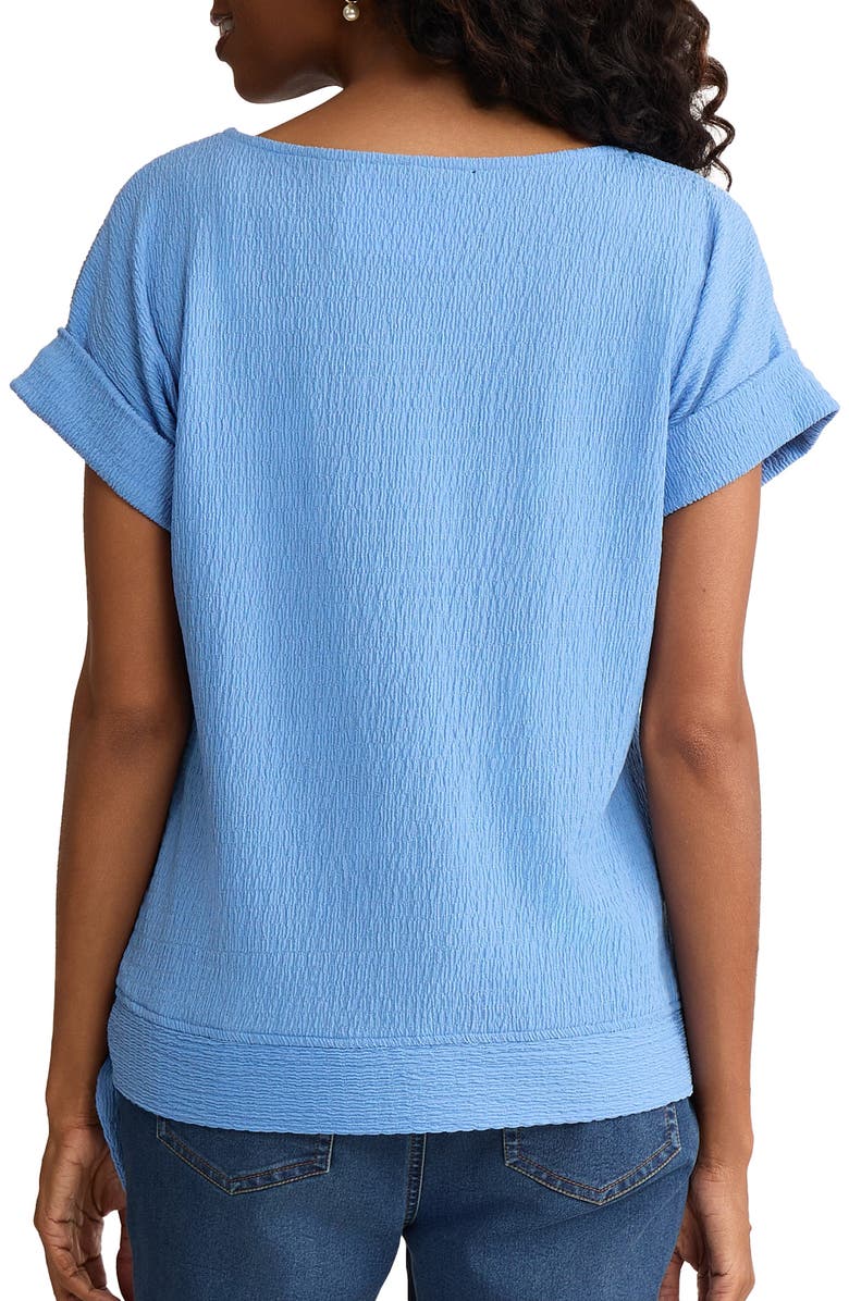 Jones New York Texture Dolman Top, Alternate, color, Blue Horizon