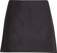 Kallmeyer Kenna Wool Stretch Flannel Miniskirt