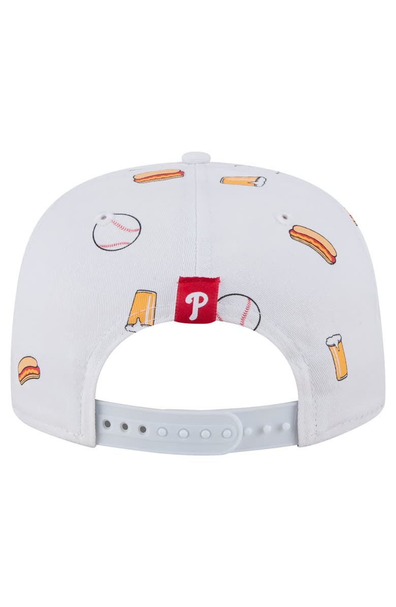 New Era Men's New Era White Philadelphia Phillies Team Cheer Rope 19TWENTY Adjustable Hat, Alternate, color, White