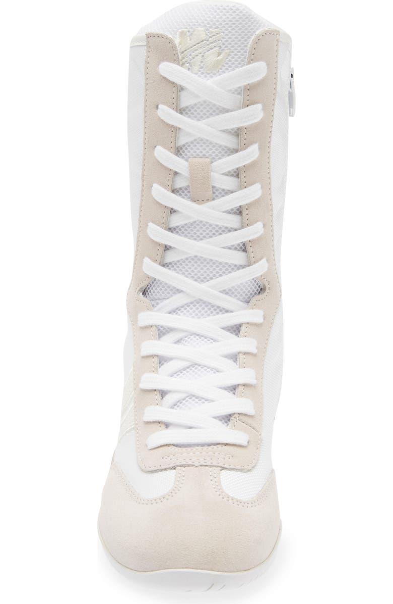 Steve Madden Paxtin Lace Up Boot, Alternate, color, White Multi