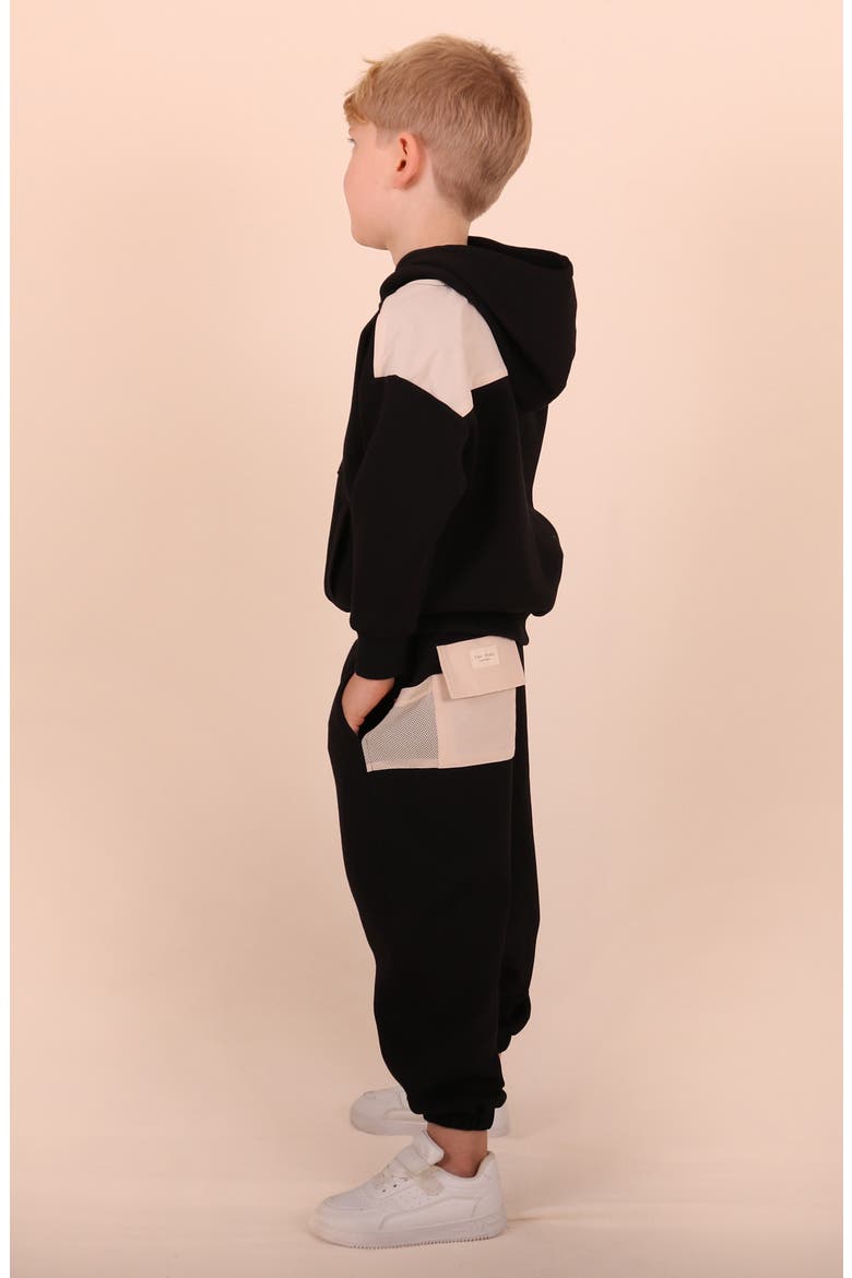 Kids' Good Vibe Tribe Graphic Hoodie, Alternate, color, BLACK