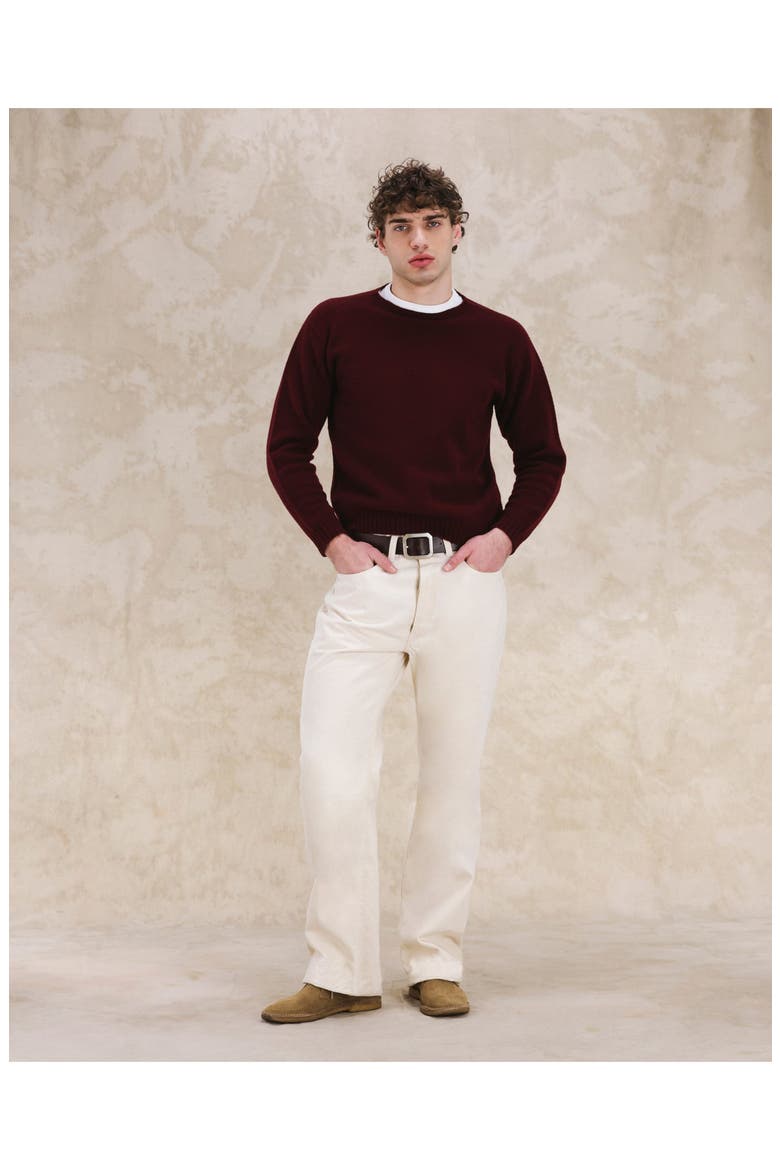 Barney Loose Fit Denim, Alternate, color, OFF WHITE