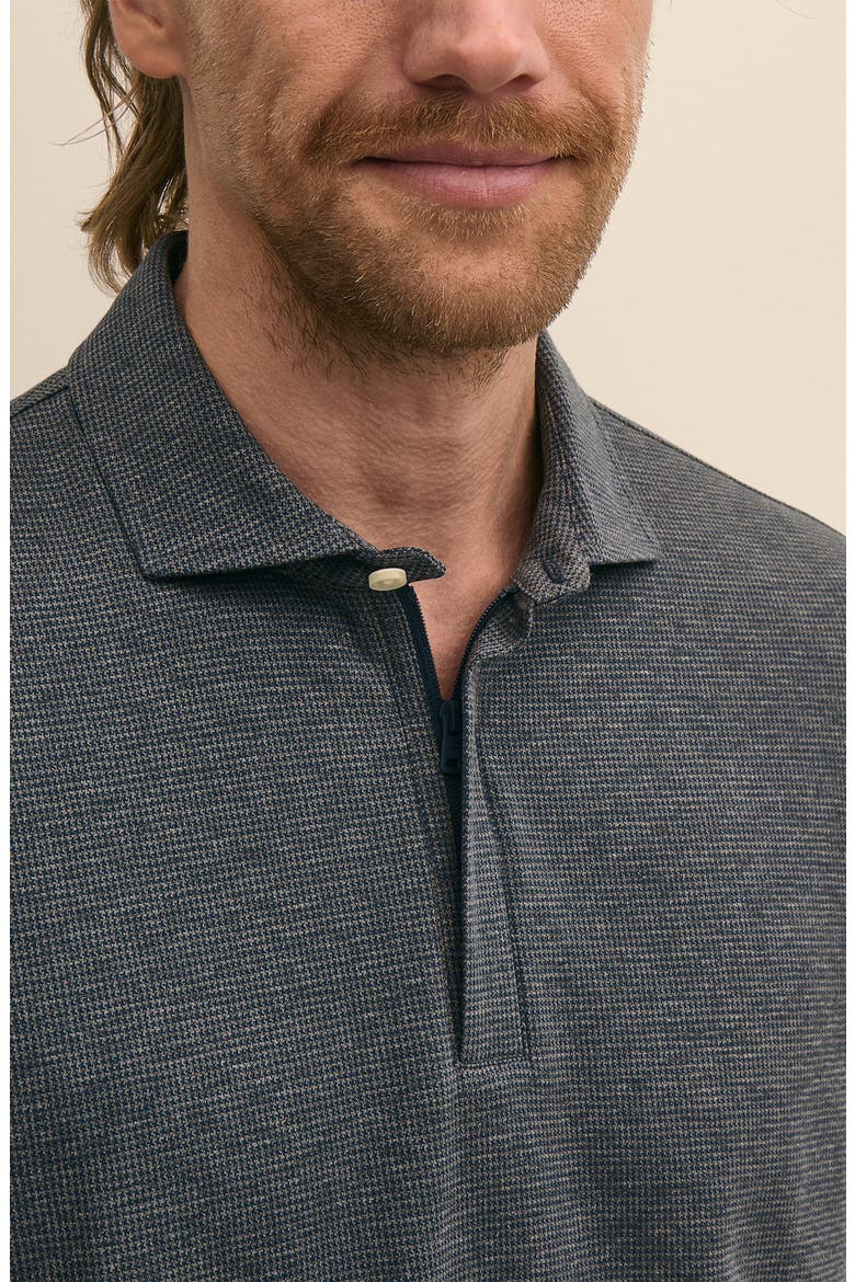 Performance Quarter Zip, Alternate, color, BLUE MULTI