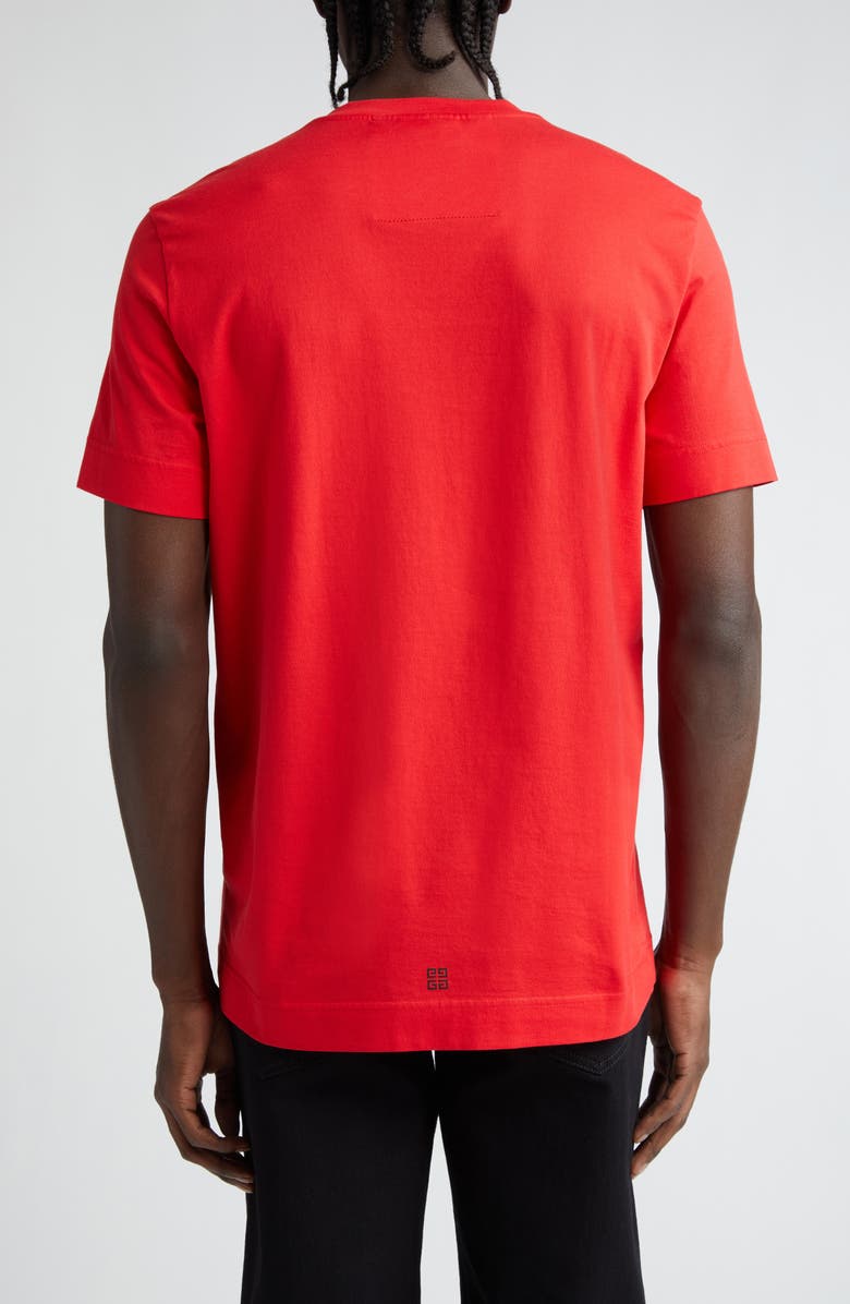 Givenchy Dragon Slim Fit Cotton Graphic T-Shirt, Alternate, color, 