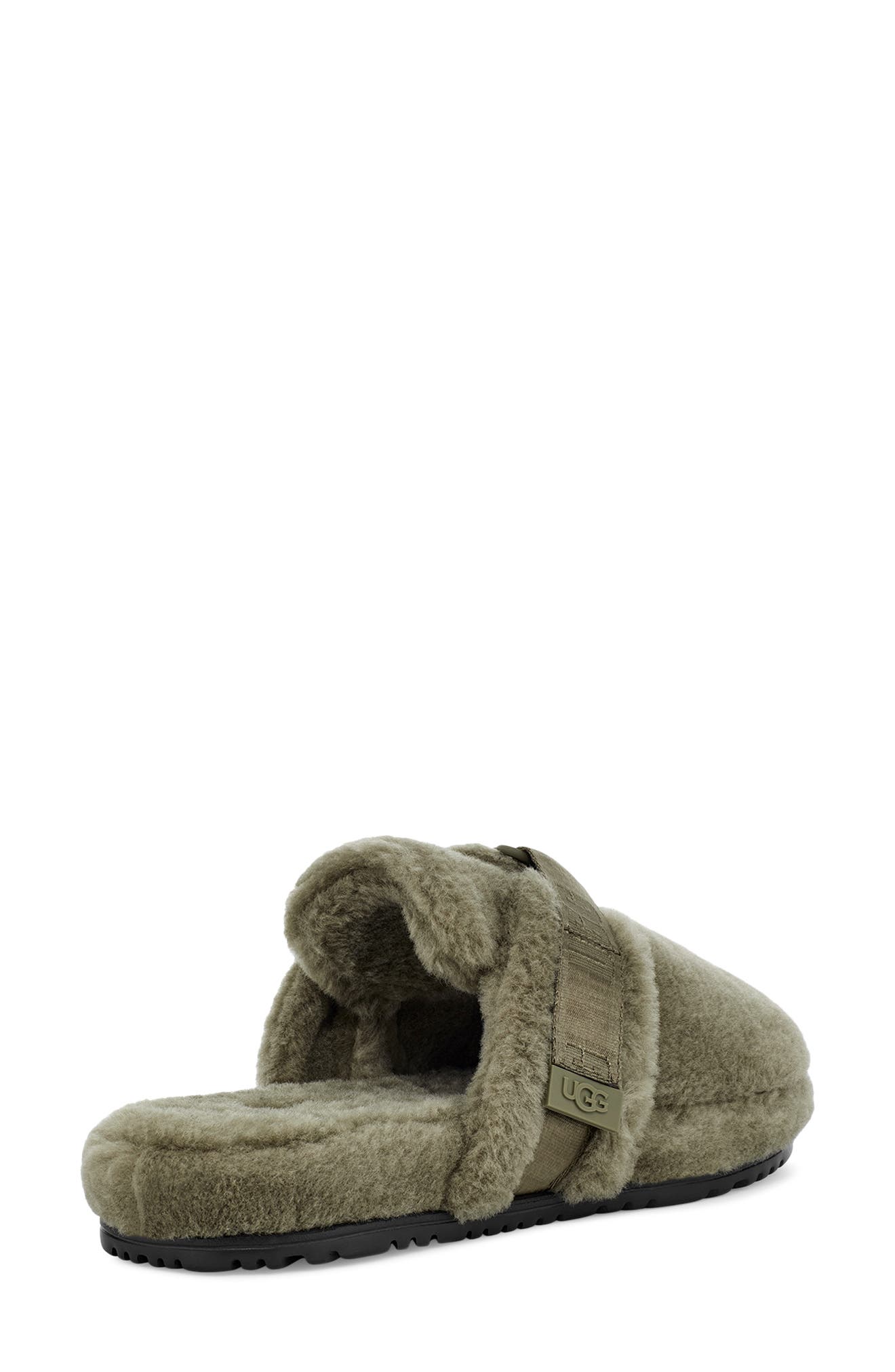 Fluff It Slipper with Genuine Shearling Lining, Alternate, color, BURNT OLIVE