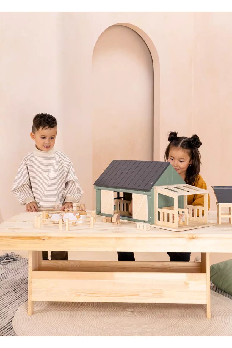 Wooden Farm & Accessories Set, Alternate, color, Multicolor