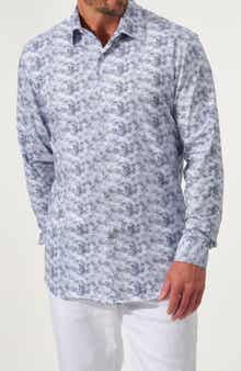 STUDIO GARNET LOS ANGELES Dynamic Comfort Knit Button-Up Shirt