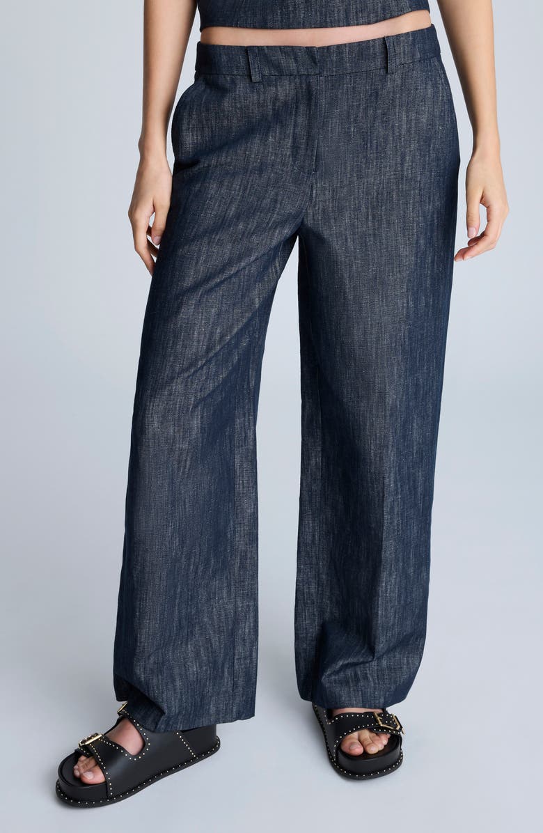 Kenneth Cole Wide Leg Pants, Main, color, 