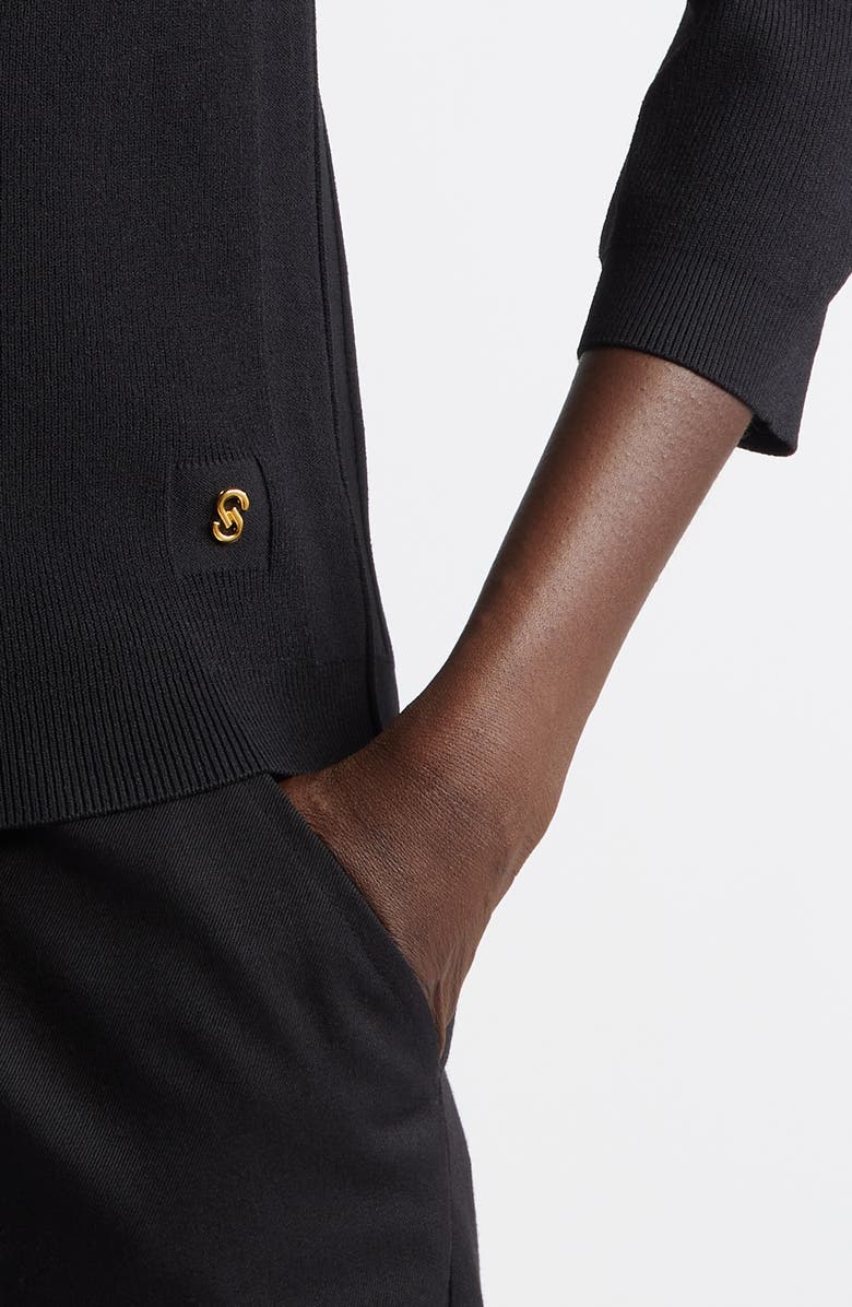 St. John Collection Fine Gauge Raglan Sleeve Sweater, Alternate, color, 