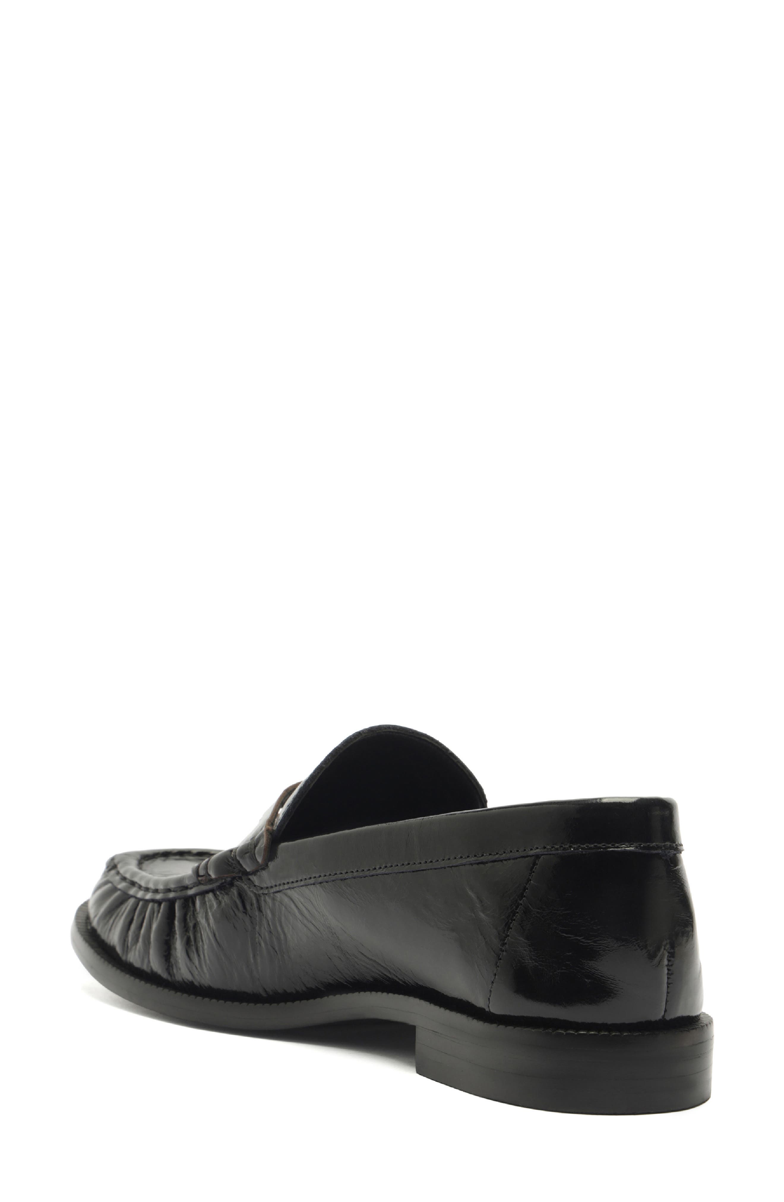 Schutz Tyche Penny Loafer, Alternate, color, Black