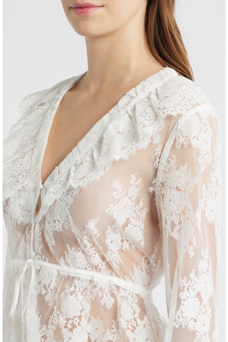 The Zoya Sheer Lace Top, Alternate, color, WHITE