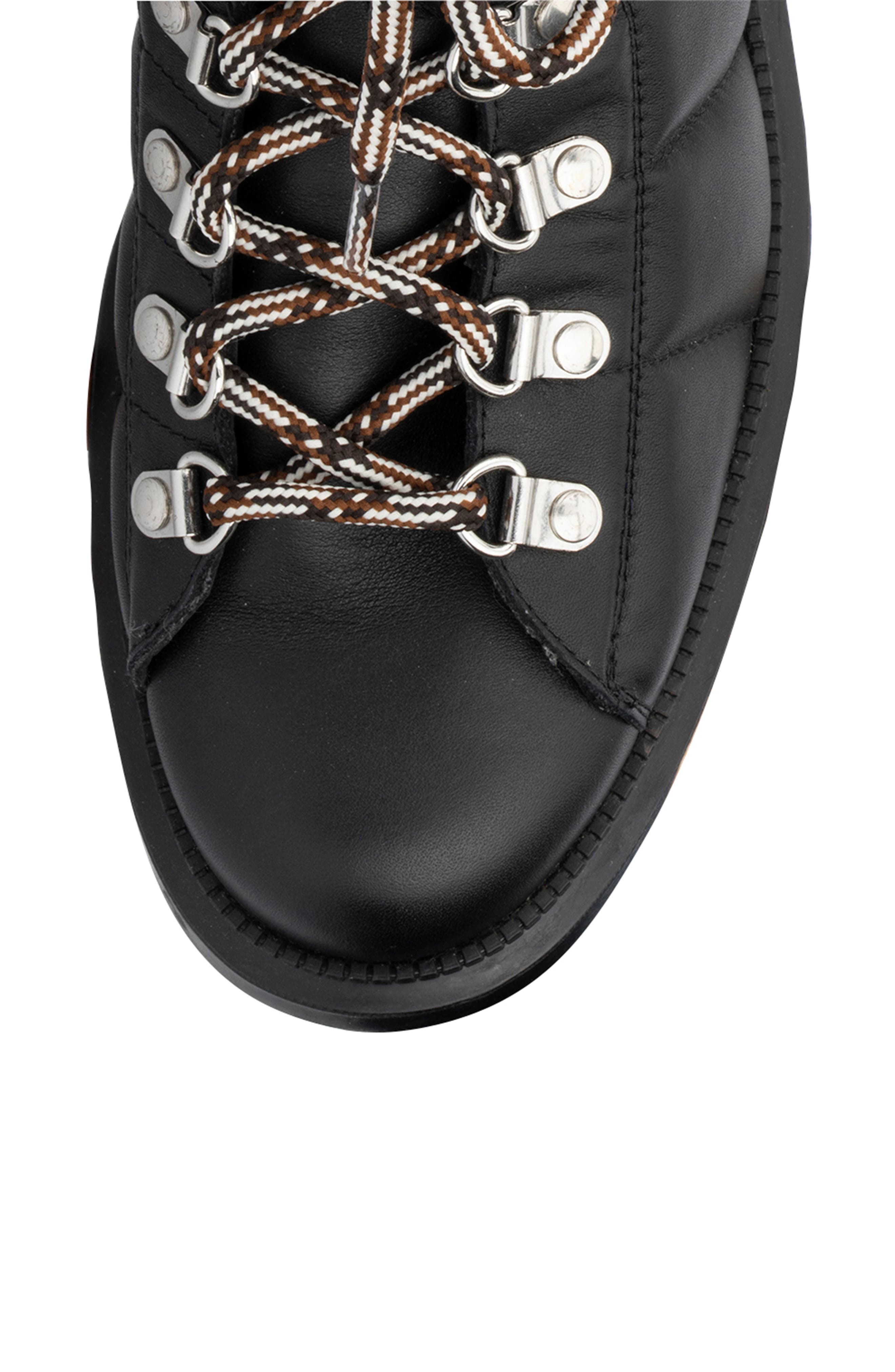 Aquatalia Leia Weatherproof Hiker Boot, Alternate, color, Black