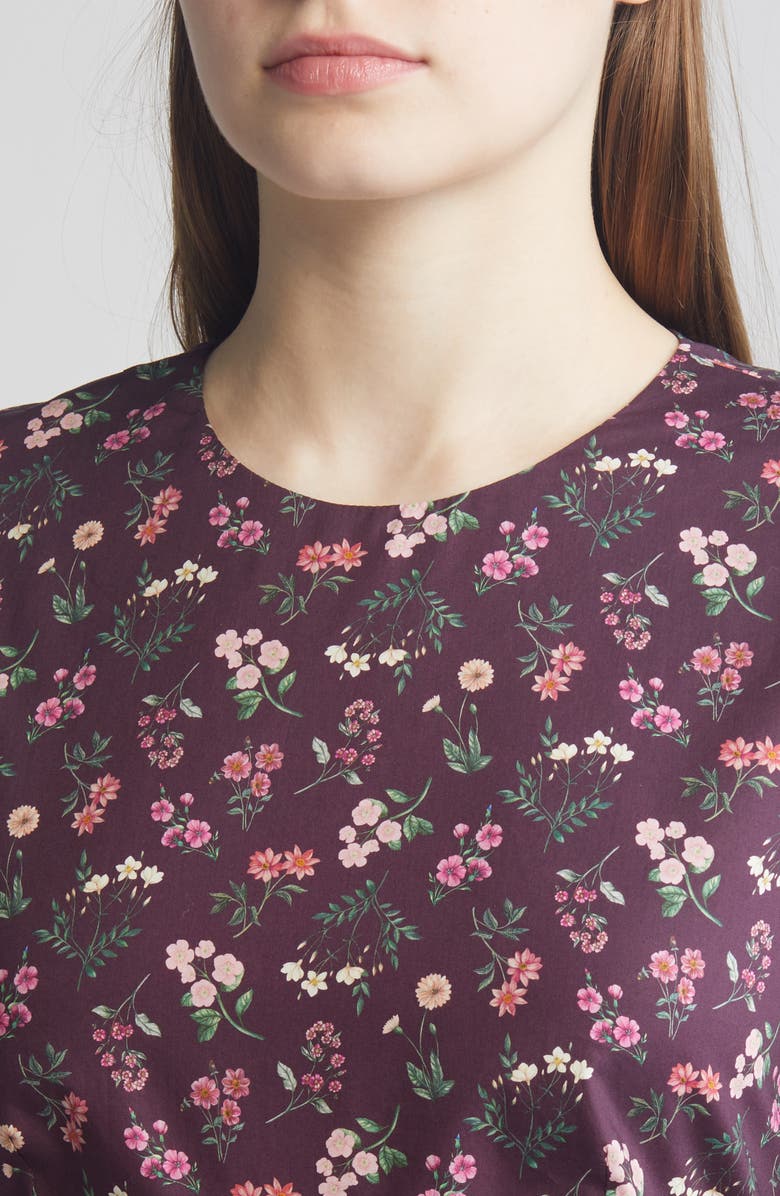 Liberty London Gala Floral Tiered Cotton Maxi Dress, Alternate, color, 